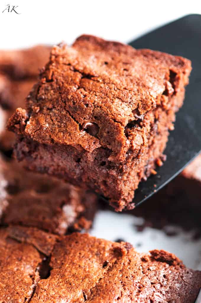 Decadent Double Chocolate Chewy Brownies
