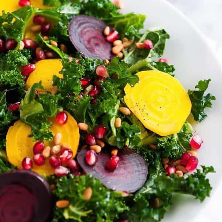 Winter Kale Beet Salad