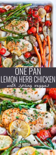 One Pan Lemon Herb Chicken - Aberdeen's Kitchen