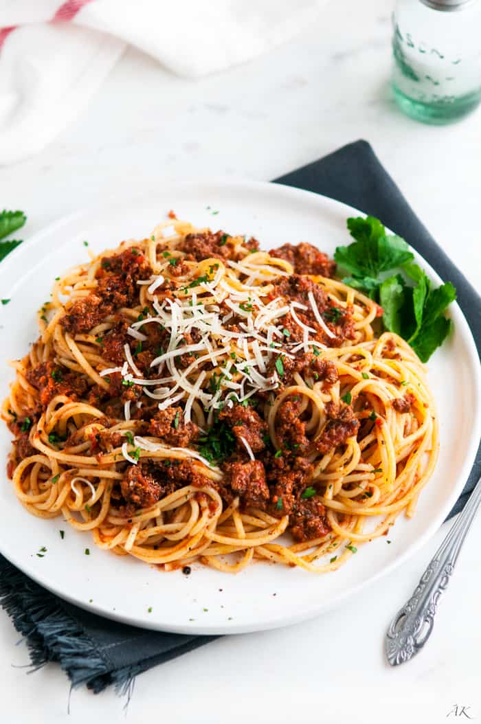 Simple Spaghetti Beef Sauce - Aberdeen's Kitchen