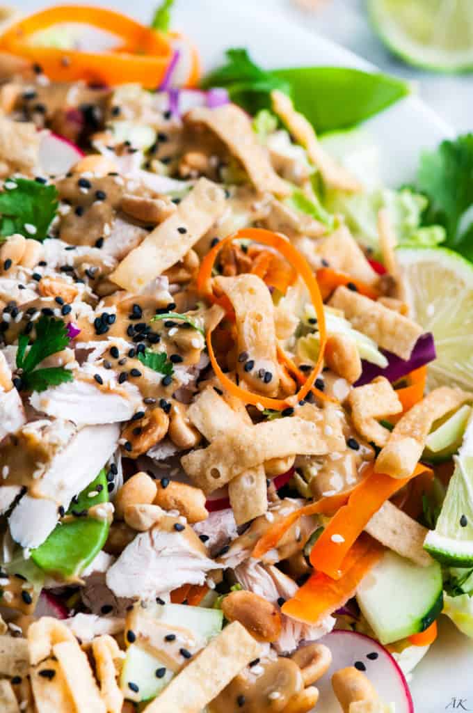Crunchy Thai Chicken Salad - Aberdeen's Kitchen
