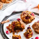 Pumpkin Spice Cranberry Muffins
