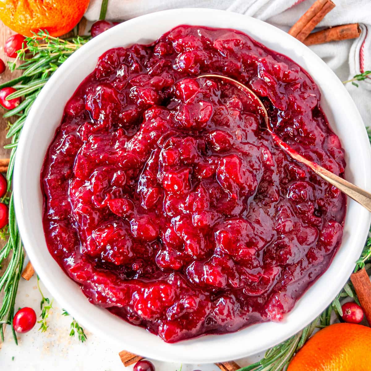 Holiday Orange Cranberry Sauce - Aberdeen's Kitchen