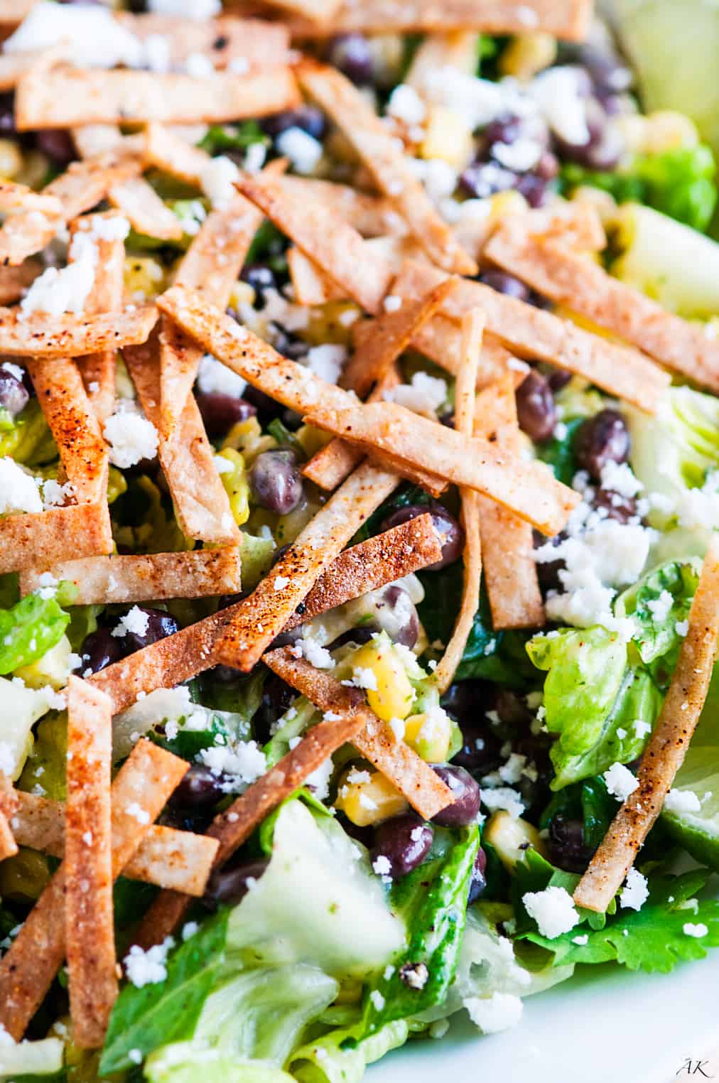 Mexican Caesar Salad with Homemade Dressing Aberdeen's Kitchen