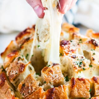 Cheesy Garlic Herb Pull Apart Bread | aberdeenskitchen.com