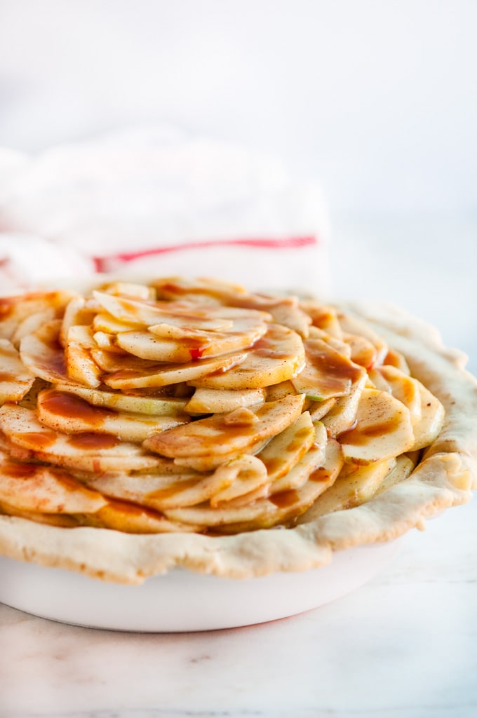 Salted Caramel Apple Pie (homemade caramel!) - Aberdeen's Kitchen