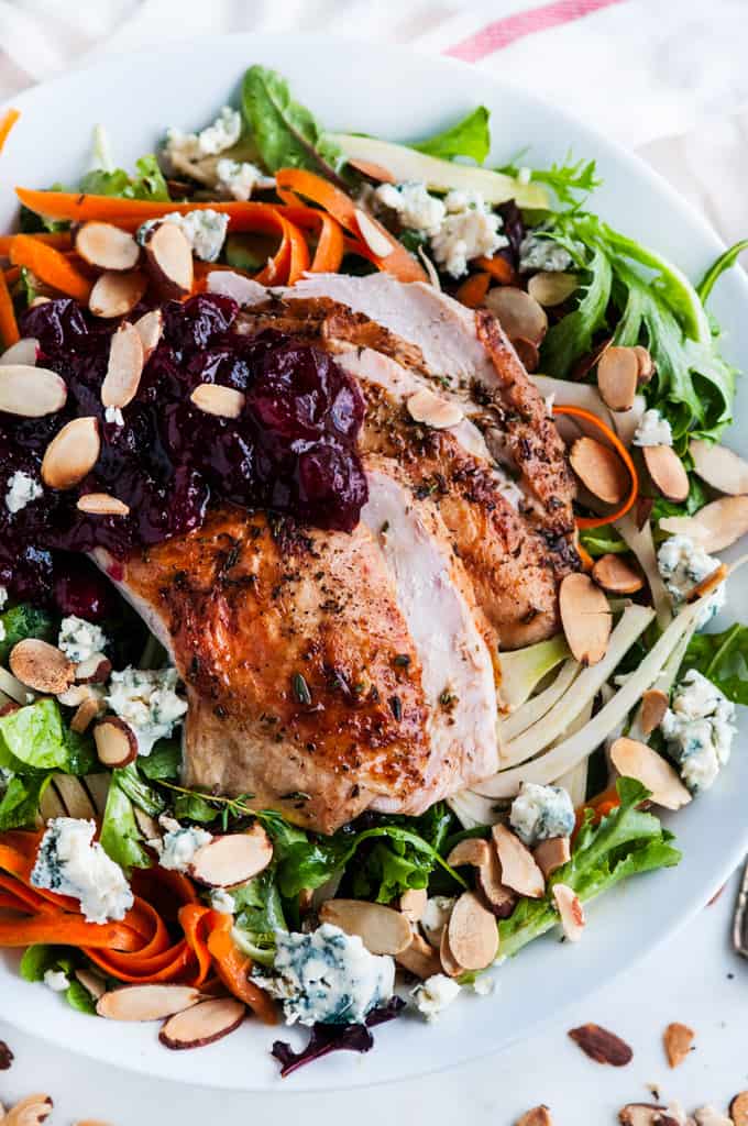 Thanksgiving Leftovers: Turkey Cranberry Salad - Aberdeen's Kitchen