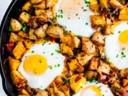 Skillet Potato and Egg Hash - Aberdeen's Kitchen