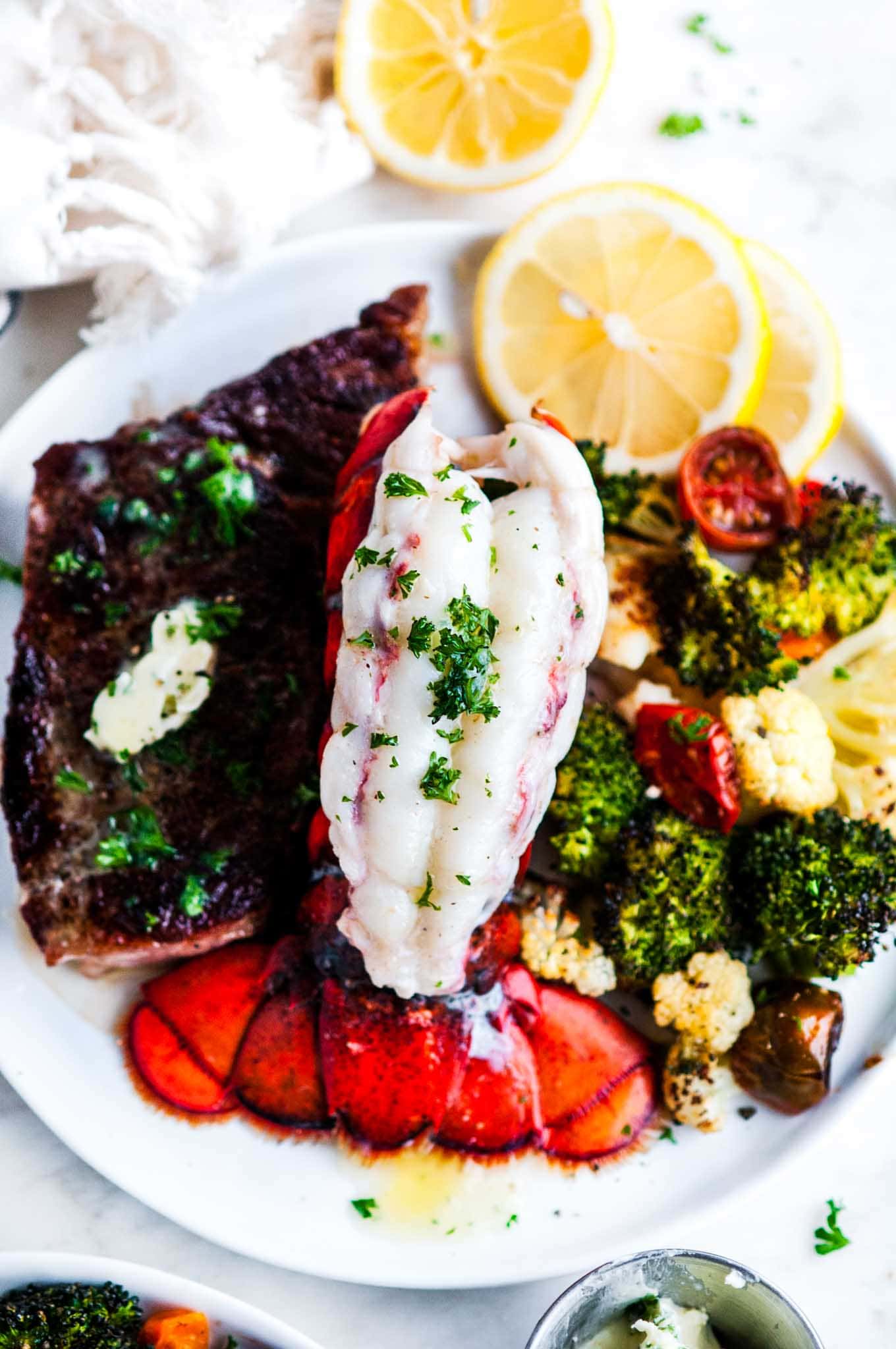 Surf And Turf Steak And Lobster Tail For Two Aberdeen S Kitchen