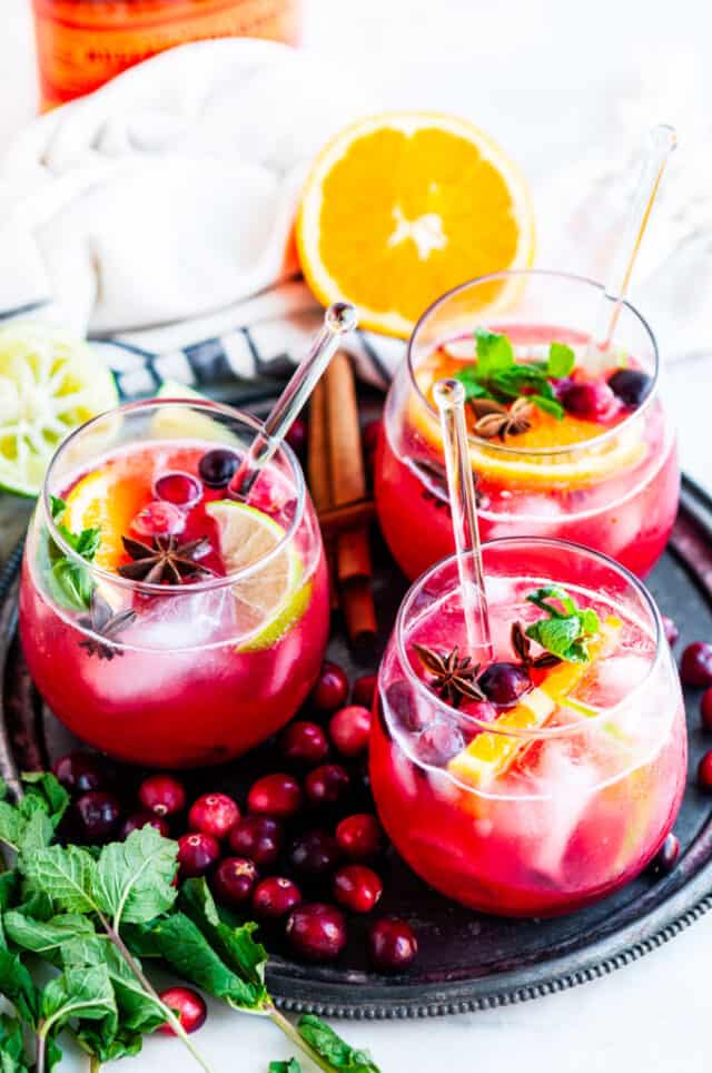 Cranberry Mule Holiday Cocktail Aberdeen's Kitchen