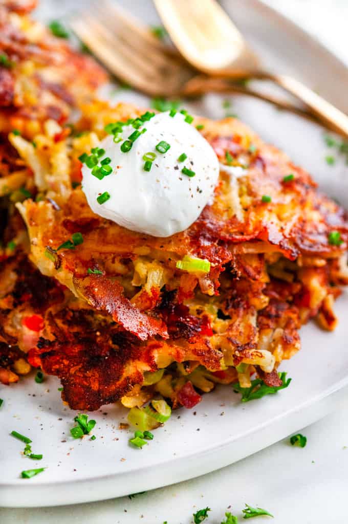 Cheesy Egg and Ham Hash Browns5 Aberdeen's Kitchen