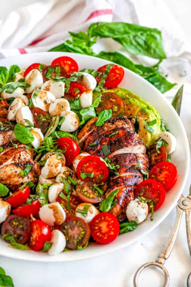 Balsamic Chicken Caprese Salad Aberdeen's Kitchen