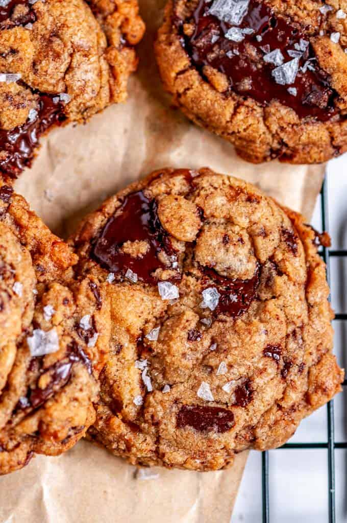 Brown Butter Chocolate Chunk Toffee Cookies - Aberdeen's Kitchen