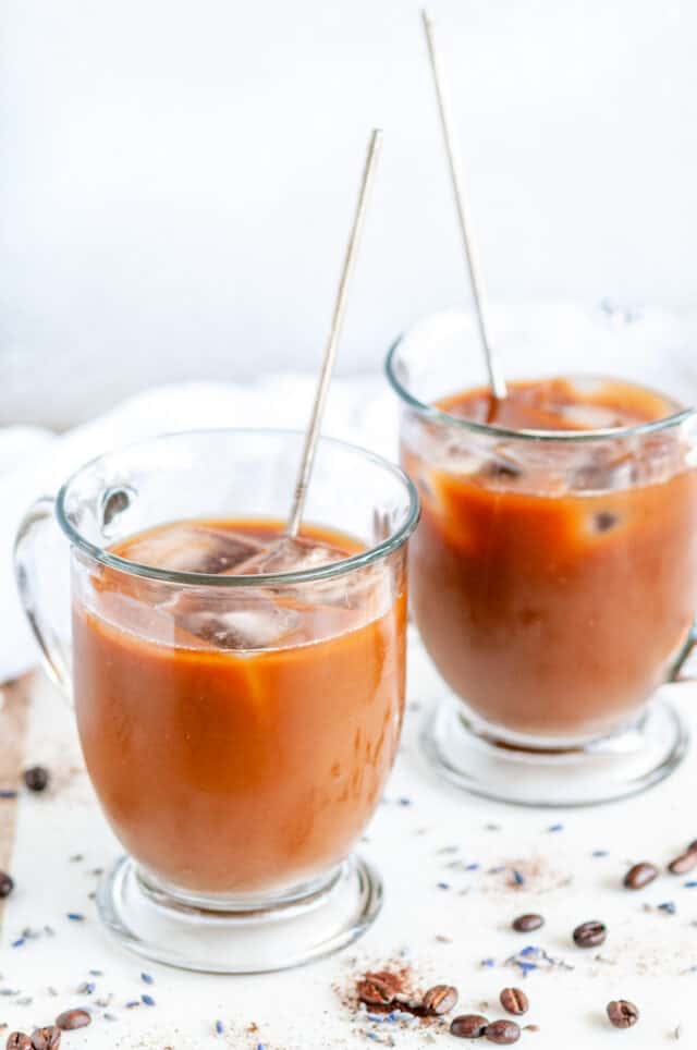 Iced Lavender Vanilla Coconut Milk Latte Aberdeen's Kitchen