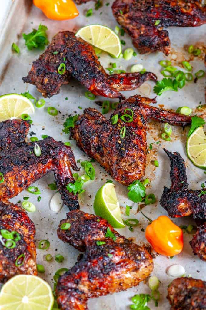 Jamaican Jerk Chicken Wings (Air Fryer + Oven Baked Methods)3