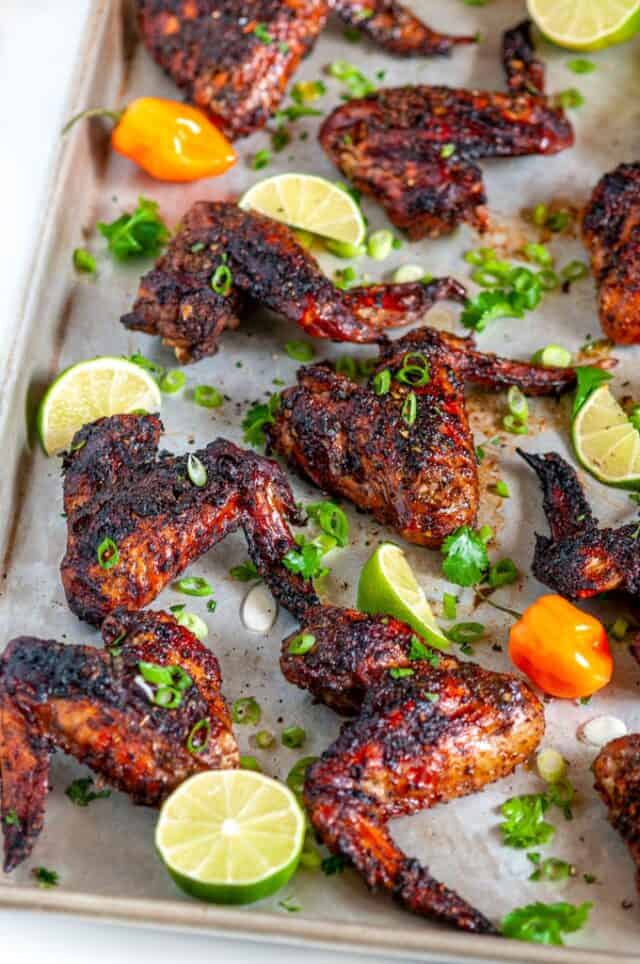 Jamaican Jerk Chicken Wings (Air Fryer + Oven Baked Methods) Aberdeen