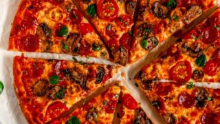 Cheesy Pepperoni Mushroom Pizza Aberdeen S Kitchen