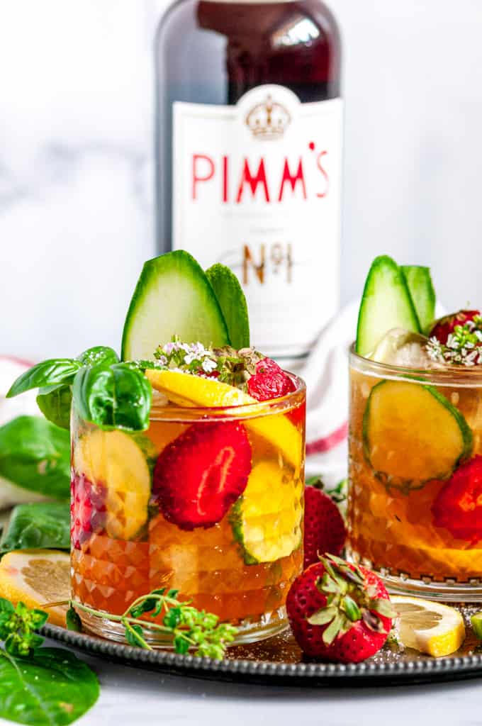 Classic Pimm's Cup Cocktail - Aberdeen's Kitchen