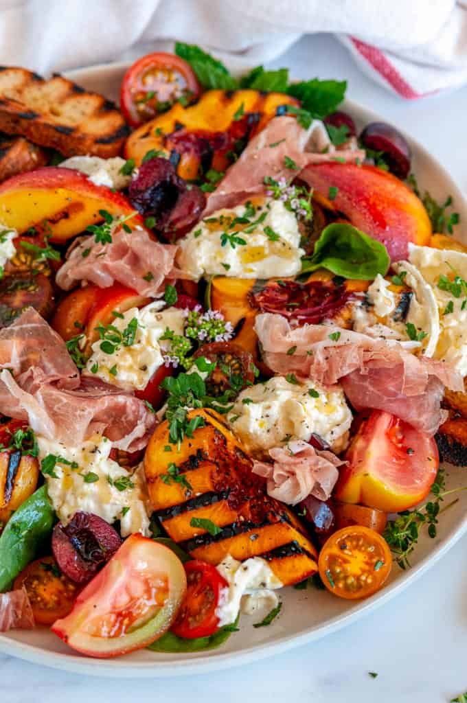 Grilled Nectarine Burrata Salad8 Aberdeen's Kitchen