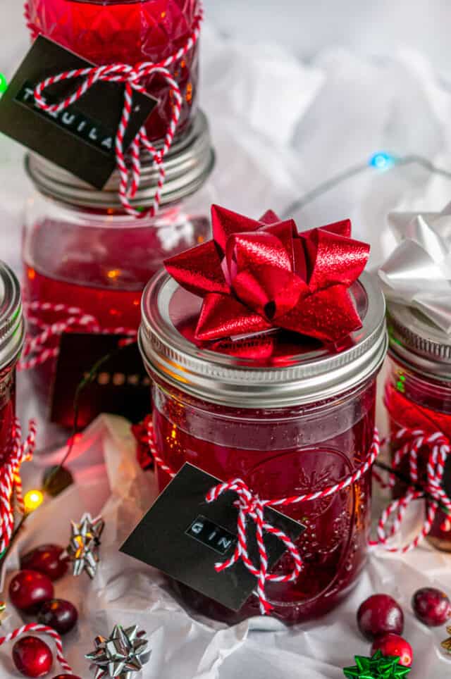 Boozy Cranberry Sauce Gift Jars Aberdeen's Kitchen