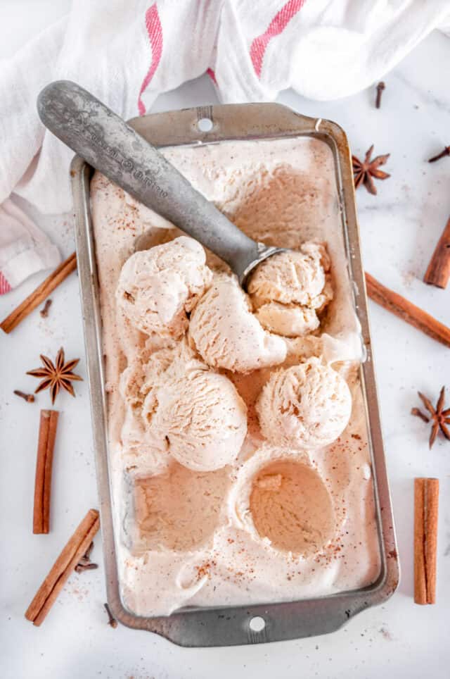 No Churn Egg Nog Ice Cream Aberdeen's Kitchen