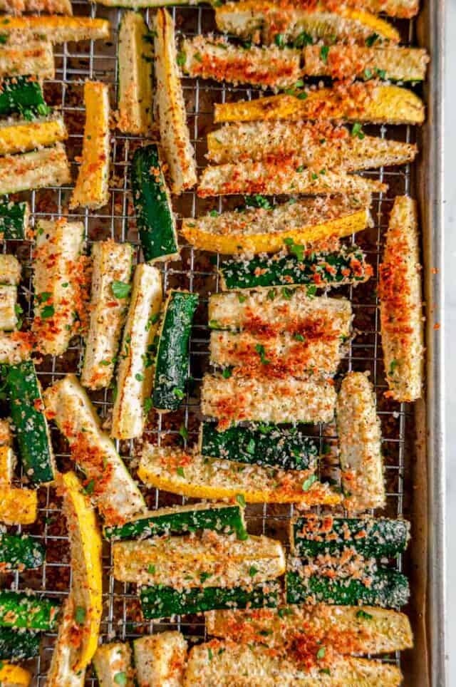 Panko Crusted Baked Zucchini Fries Aberdeen's Kitchen