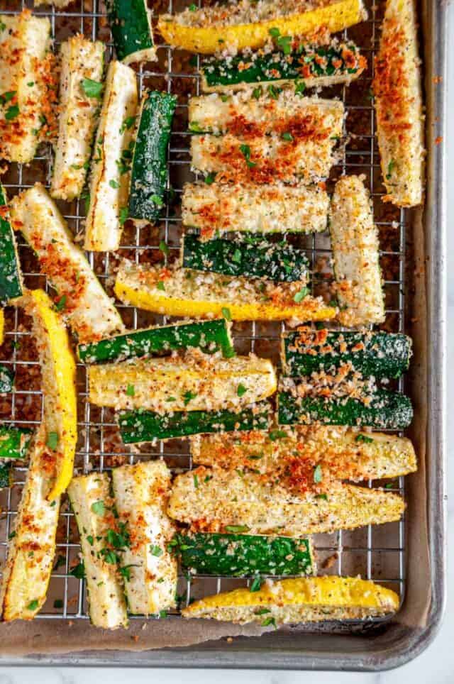 Panko Crusted Baked Zucchini Fries Aberdeen's Kitchen