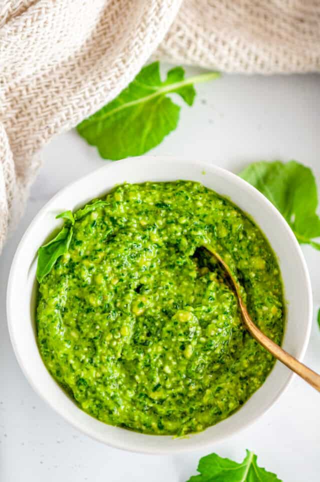 Easy Kale Basil Pesto Aberdeen's Kitchen