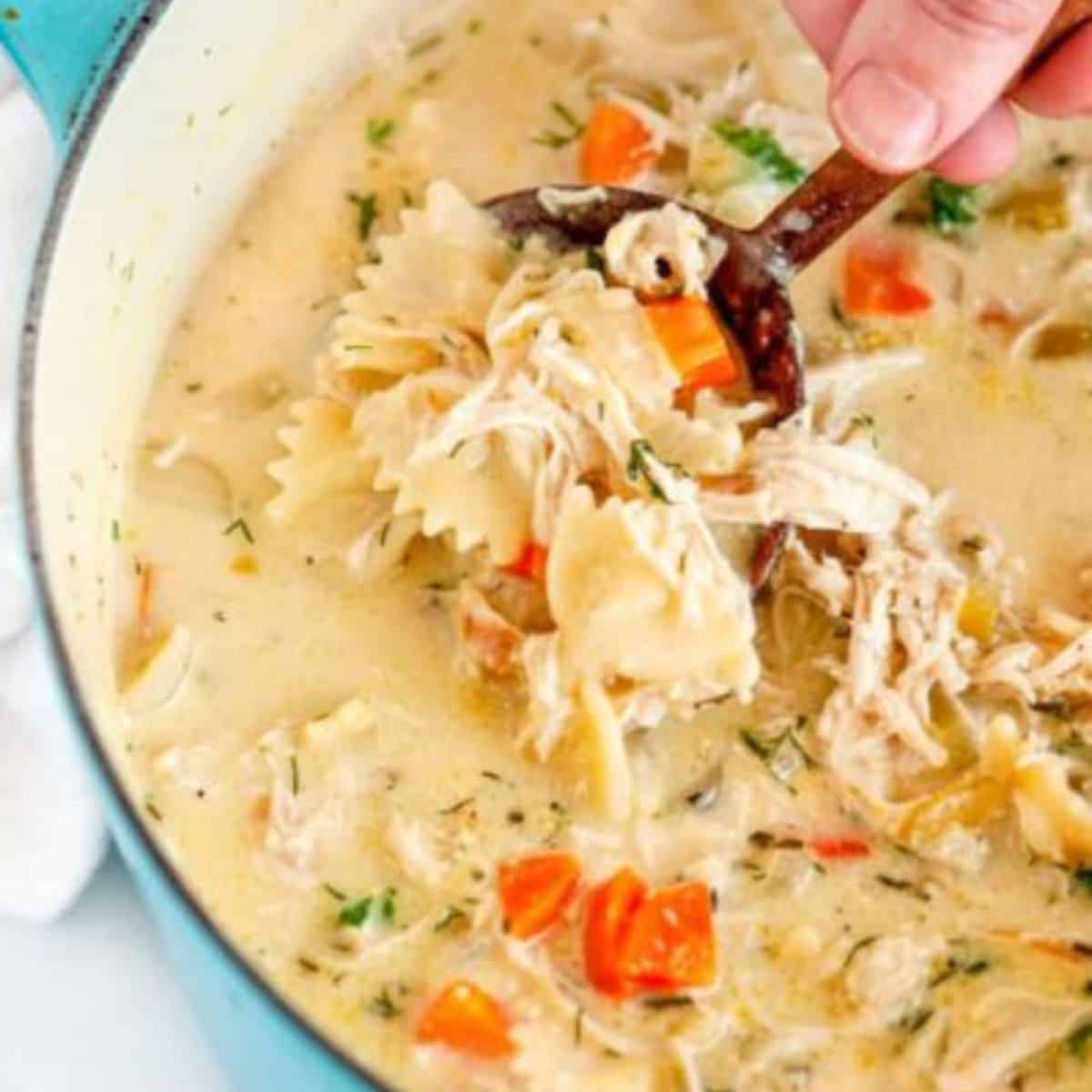 Creamy Chicken Noodle Soup - Aberdeen's Kitchen