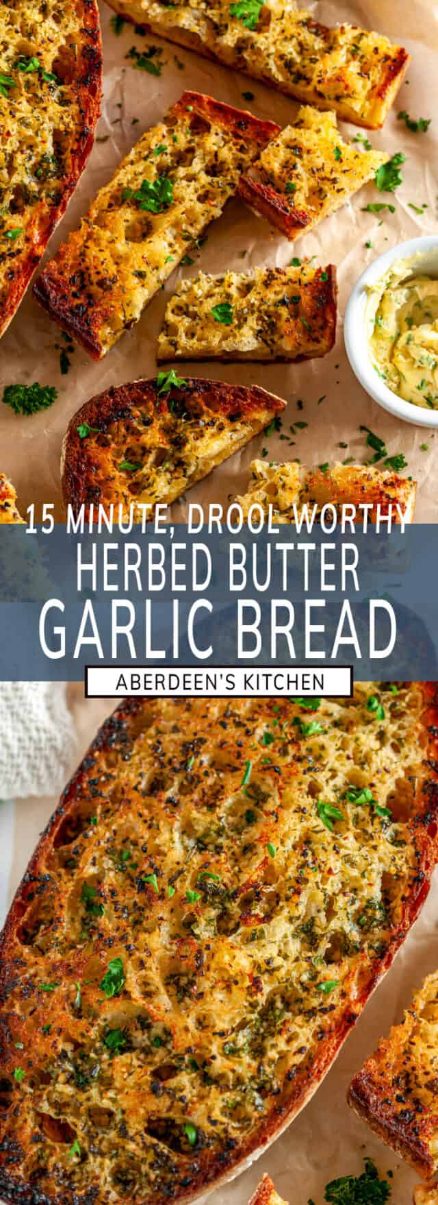 HerbedButterGarlicBreadLongPin Aberdeen's Kitchen