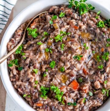 Vegetable Wild Rice Risotto - Aberdeen's Kitchen