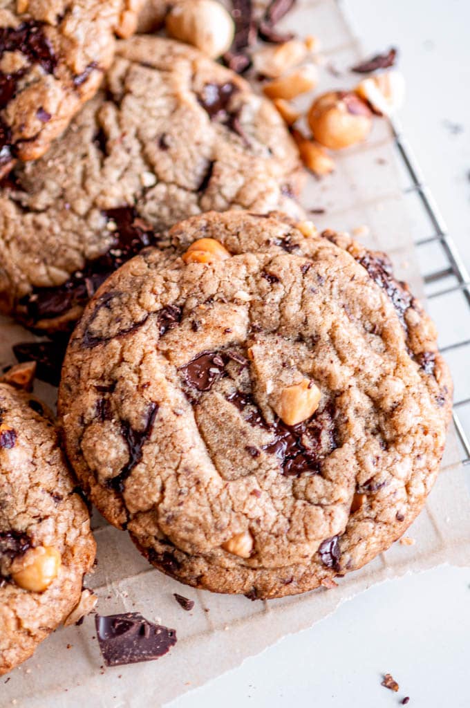 Brown Butter Chocolate Chunk Hazelnut Cookies Aberdeen's Kitchen
