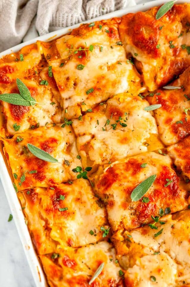 Butternut Squash Vegetable Lasagna
