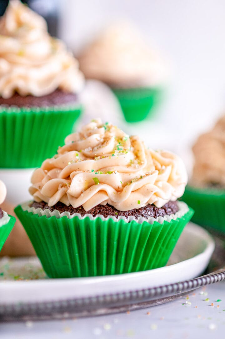 Guinness Chocolate Cupcakes with Bailey&amp;#39;s Buttercream Frosting ...