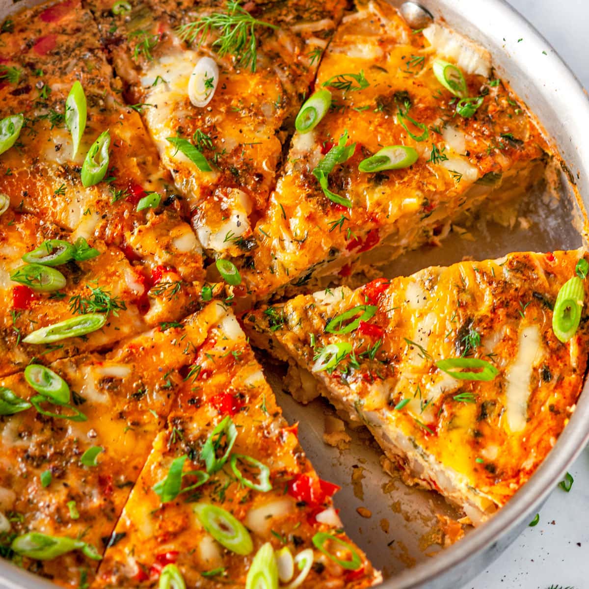 Skillet Potato Spinach Frittata Aberdeen's Kitchen