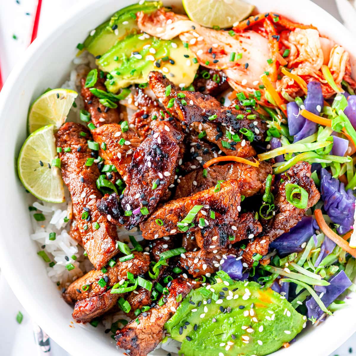 Korean BBQ Strip Steak Aberdeen's Kitchen