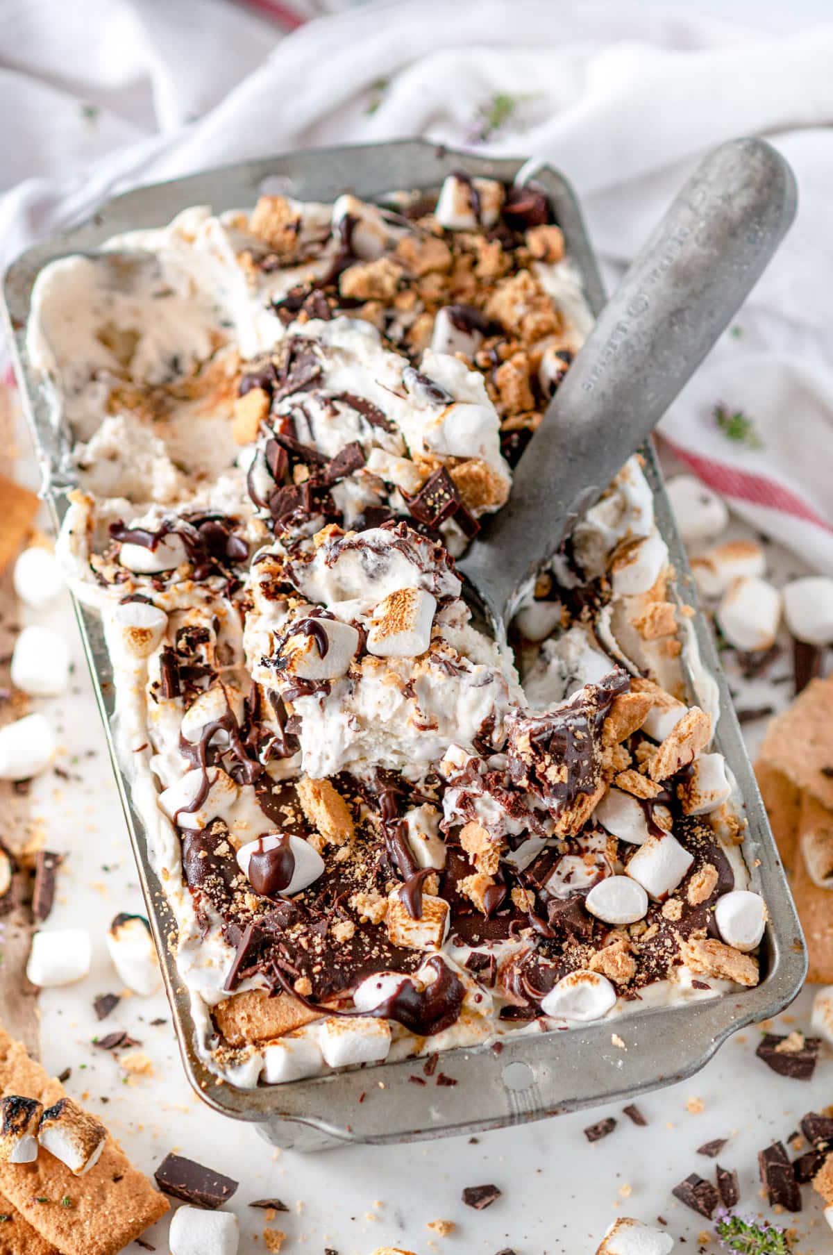 No Churn S'mores Ice Cream8 Aberdeen's Kitchen