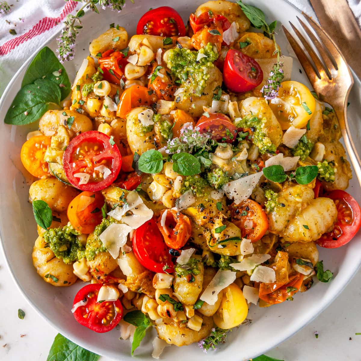 Summer Harvest Skillet Gnocchi - Aberdeen's Kitchen