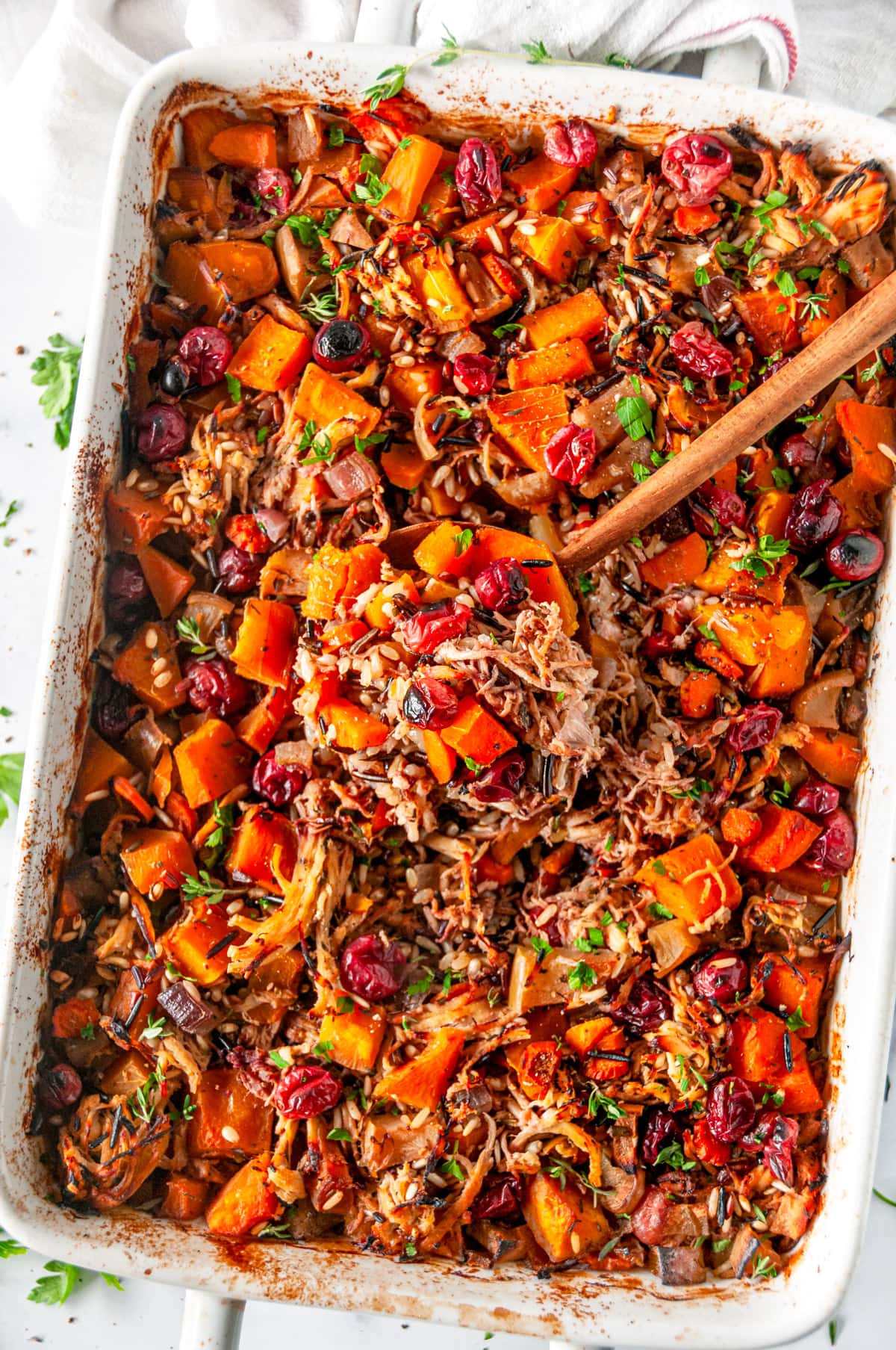 Autumn Chicken Wild Rice Casserole5 Aberdeen's Kitchen