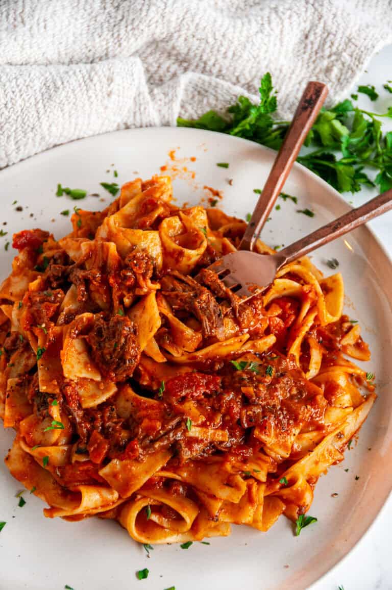Short Rib Spaghetti Instant Pot Beef Short Rib Pasta Ragu - Aberdeen's Kitchen